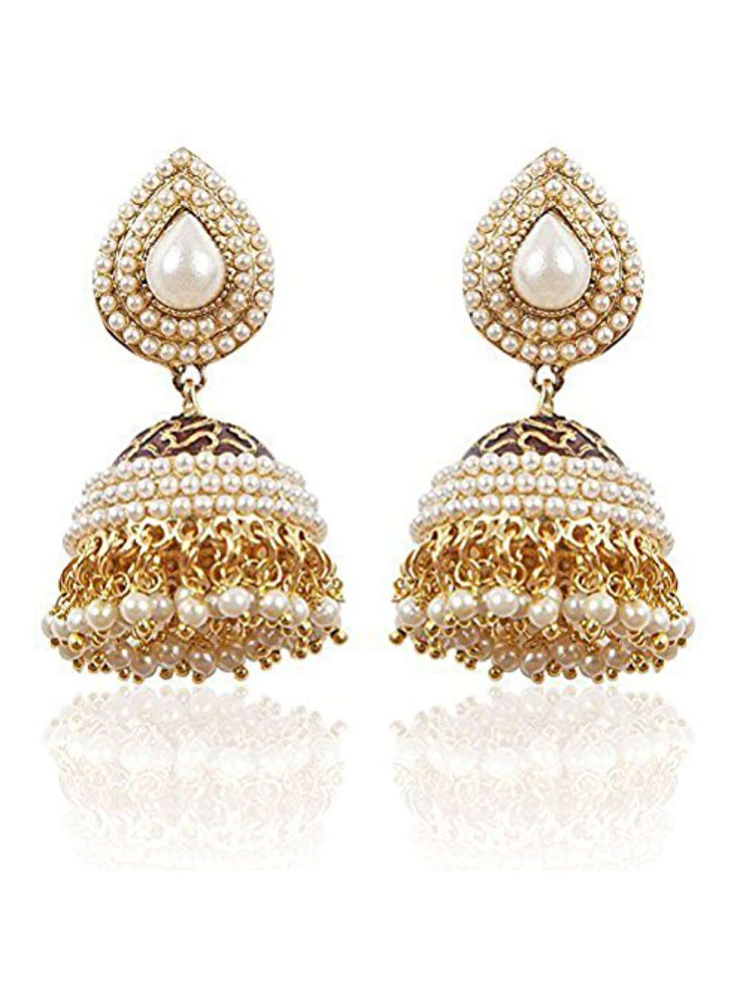 YouBella Jewellery Combo of 2 Jhumki Earings Earrings for Girls and Women